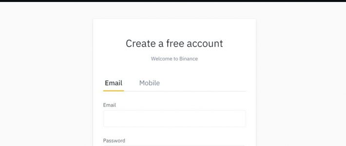 วิธีสมัคร Binance